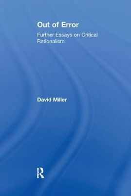 Out of Error(English, Paperback, Miller David)