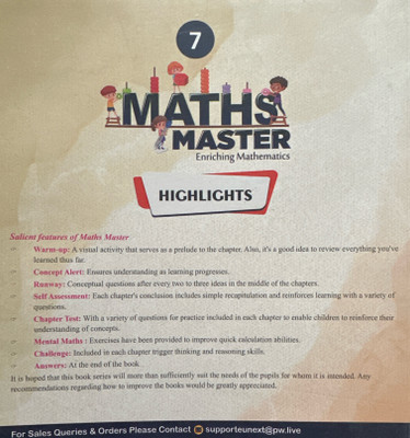 Pw Grade 06 Eunext Maths Master Reading Material(English, Hardcover, unknown)