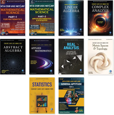 CSIR NET Mathematical Science Complete Study Material (Set of 10) - Books of Practice Questions with Solutions & Detailed Concepts - Useful for CSIR NET, GATE, SET & TIFR(Paperback, IFAS Publications) CSIR NET Mathematical Science Complete Study Material (Set of 10) - Books of Practice Questions with Solutions & Detailed Concepts - Useful for CSIR NET, GATE, SET & TIFR(Paperback, IFAS Publications)