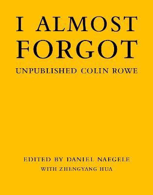 I Almost Forgot(English, Hardcover, Naegele Daniel)