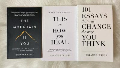 Brianna Wiest 3 book set : Mountain is you + 101 essay + this is how you heal(Paperback, Brianna Wiest)
