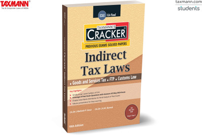 Taxmann's CRACKER for Indirect Tax Laws (Paper 5 | IDT) – Covering past exam questions (topic-wise & category-wise) & detailed (point-wise) answers for CA-Final | New Syllabus | Nov. 2024 Exams(Paperback, CA (Dr.) Mahesh P Gour, CA (Dr.) K.M Bansal)