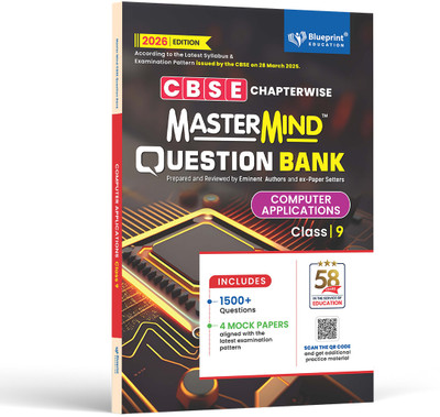 Mastermind CBSE Question Bank Class 9 Computer Application Exam 2026 (Chapterwise Based On Latest Syllabus Pattern)(Paperback, Blueprint Editorial Board)