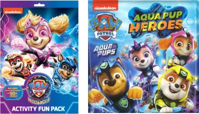 PAW Patrol Fun Pack of 2 book set| Activity| Bath book(Paperback, Parragon)