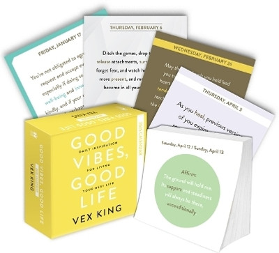 Good Vibes, Good Life Calendar 2025(English, Calendar, King Vex)