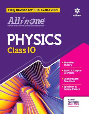 (Old Edition) Arihant All In One Class 10th Physics for ICSE Exam 2024 Fifth Edition Paperback, Mansi Garg, Jitendra Kumar Fifth Edition(Paperback, Mansi Garg, Jitendra Kumar)