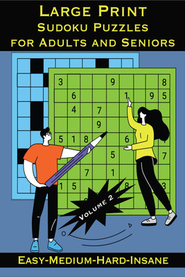 Large Print Sudoku Puzzles for Adults and Seniors Volume 2  - challenge your brain with one puzzle per page | with solutions(Paperback, J P Variety Publishing House)