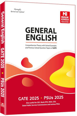 General English for GATE and PSUs: 2025  - General English book by B N Suresh(Paperback, MADE EASY Editorial Board)
