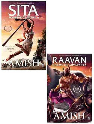 Sita: Warrior of Mithila + Raavan: Enemy of Aryavarta (2 Book Combo)(Paperback, Amish Tripathi)
