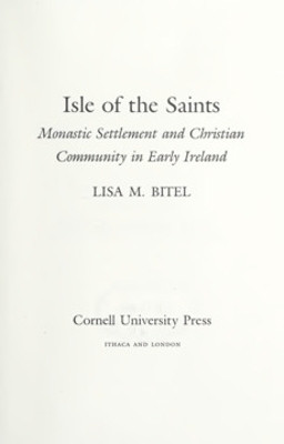 Isle of the Saints(English, Hardcover, Bitel Lisa M.)