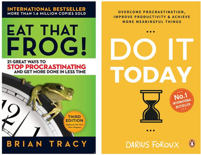 Eat That Frog! + Do It Today (2 Book Combo)(Paperback, JMD BOOKS)