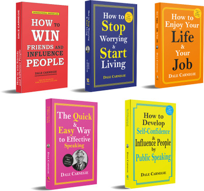 The Best of Dale Carnegie (Set of 5 Books) : How to Win Friends and Influence People | How to Develop Self-Confidence and Influence People by Public Speaking | How to Stop Worrying and Start Living | How to Enjoy Your Life and Your Job | The Quick and Easy Way to Effective Speaking(Paperback, Dale C