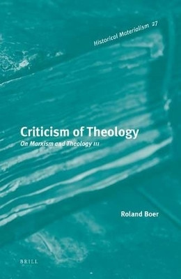 Criticism of Theology(English, Electronic book text, Boer Roland)