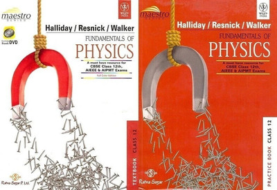 Fundamentals of Physics for Class 12  - CBSE, IIT JEE & NEET- Set of Textbook & Practice Book (with CD)(English, Paperback, Halliday)