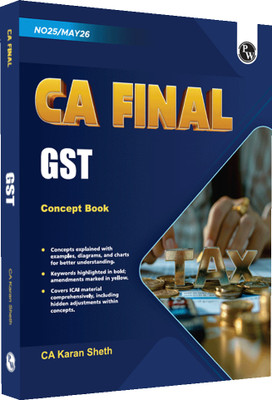 Pw Ca Final-Indirect Tax Laws- Gst-Concept Book by Ca Karan Sheth(English, Hardcover, unknown)