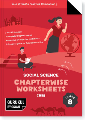 Gurukul By Oswal Social Science Chapterwise Worksheets CBSE Class 8 Exam 2026(English, Hardcover, Oswal Publishers)