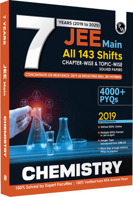 PW JEE Main 7 Years (2019-2025) Chemistry Chapterwise and Topicwise PYQs For 2026(Paperback, Physics Wallah (PW))
