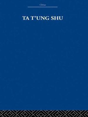 Ta t'ung Shu(English, Paperback, Yu-wei K'ang)