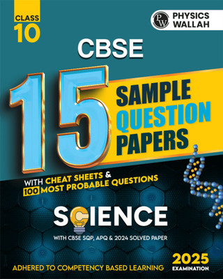 Pw Cbse Class 10 Science 15 Sample Papers(English, Paperback, unknown)