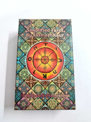 Simplified Tarot by Jasmeet Kaur - A 78-cards deck with meanings on each card on both sides - Upside and downside along with Yes/No options and Elements associated with each card(Cards, Jasmeet Kaur) Simplified Tarot by Jasmeet Kaur - A 78-cards deck with meanings on each card on both sides - Upside and downside along with Yes/No options and Elements associated with each card(Cards, Jasmeet Kaur)