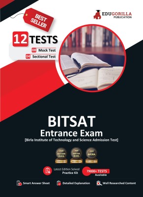 BITSAT Entrance Exam  - 8 Full-length Mock Tests + 4 Sectional Tests (1100+ Solved Questions) | Free Access to Online Tests(English, Paperback, Edugorilla)