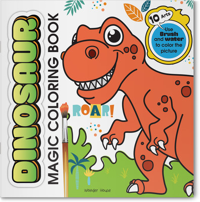 Dinosaur Magic Coloring Book(English, Paperback, Wonder House Books)