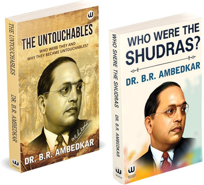 The Untouchables | Who Were The Shudras | Dr. B.R. Ambedkar | by BR Ambedkar English Paperback | Who Were They and Why They Became Untouchables | Untouchable | Unteachable The Original Edition | Ambedkar Castes | Book Set Combo pack Bhimrao Works B R Pride Baba Saheb Bheemrao Bheem Bhim Rao Problem 