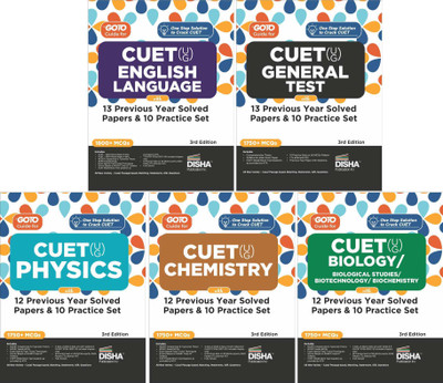 Go to Guides for Cuet (Ug) Science Stream - Physics, Chemistry, Biology, English & General Tests(English, Paperback, unknown)