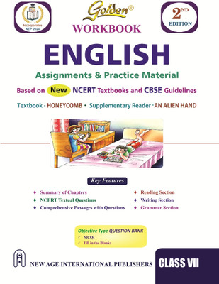 Golden English Workbook: Honeycomb and an Alien hand: Assignments and Practice Materials (Based on NCERT Textbook) For Class- 7(Paperback, Gupta, S)