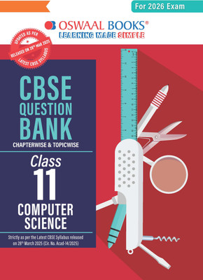 Oswaal CBSE Question Bank Class 11 Computer Science For 2026 Exam(Paperback, Oswaal Editorial Board)