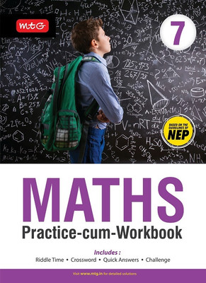 MTG Maths Practice-cum-Workbook Class 7 with NEP Guidelines - Fun Based Activity, Riddle Time, Crossword Included(Paperback, MTG Editorial Board)