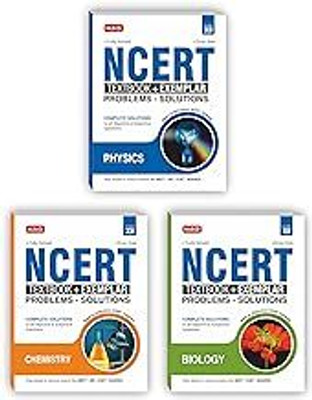 MTG NCERT Textbook + Exemplar Problem Solutions Class 12 Physics, Chemistry & Biology (combo of 3 Books) | Complete Solutions to All Objective & Subjective Questions(Paperback, MTG team)