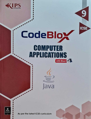 Kips ICSE Code Blox With BlueJ Computer Application For Class - 9(Paperback, Kips)