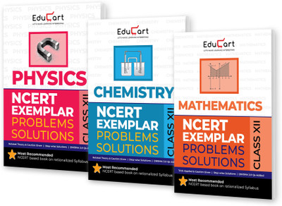 Educart NCERT Exemplars Class 12 Physics, Chemistry & Mathematics 2025-26 Problems Solutions (For Board Exam 2026)(Paperback, Educart)