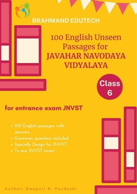 100 English Unseen Passages for JAWAHAR NAVODAYA VIDYALAYA class 6(Paperback, Swapnil Nandalalsing Pardeshi)