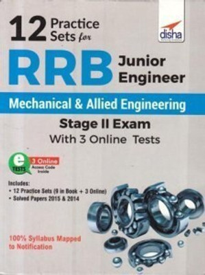 12 Practice Sets for Rrb Junior Engineer Mechanical & Allied Engineering Stage II Exam with 3 Online Tests(English, Paperback, unknown)
