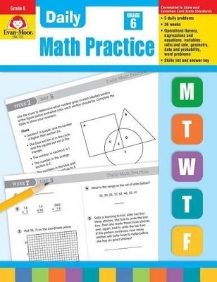 Daily Math Practice, Grade 6 Teacher Edition(English, Paperback, Evan-Moor Educational Publishers)