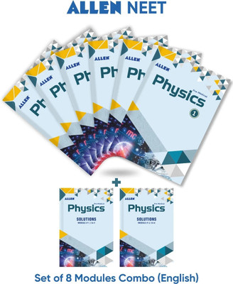 ALLEN PHYSICS NEET-UG Study Material Package for 11th, 12th & 12th Passed with Solutions (Set of 8 Modules) in English(Paperback, ALLEN Expert Faculties)