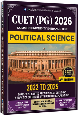 CUET PG Political Science PYQ Book | Previous Year Solved Question Papers  - 2026 | Political Science Entrance Exam Guide with Previous Year Question Papers (2022–2025) & 3 Mock Tests | Topic-wise Solved PYQs with Detailed Explanations | Best Book for NTA CUET PG MA Political Science | Two Brothers 