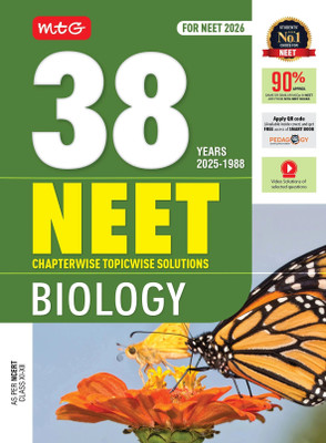 MTG 38 Years NEET Previous Year Solved Question Papers Biology PYQs Chapterwise Topicwise Solutions For 2025-2026 Exam | Get Free access of Video Solutions & Smart Book(English, Paperback, MTG Editorial Board)