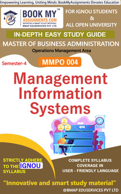 IGNOU MMPO 004 Management Information Systems In Depth Guide For Ignou Student(Paperback, BMA Publication)