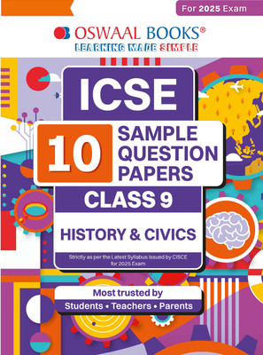 Oswaal Icse | 10 Sample Question Papers | Class 9 | History & Civics ((English, Hardcover, unknown)
