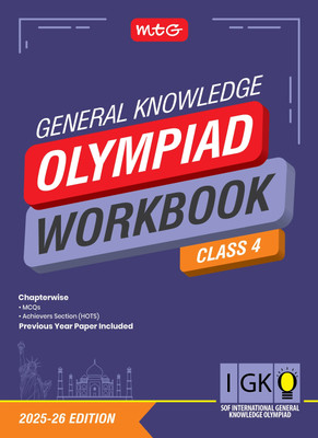 MTG International General Knowledge Olympiad (IGKO) Workbook Class 4 - Chapterwise MCQs & Previous Years Solved Paper - SOF IGKO Olympiad Books For 2025-26 Exam(Paperback, RAGHAV SINGH)