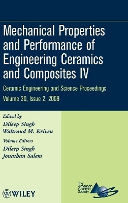 Mechanical Properties and Performance of Engineering Ceramics and Composites IV, Volume 30, Issue 2(English, Hardcover, unknown)