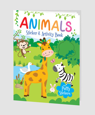 Interactive Puffy Stickers Activity Book: Animals - A Children's Learning and Knowledge Book Featuring Colourful Puffy Stickers for Engaging Activity and Fun [Paperback](Paperback, Hello Friend Books)