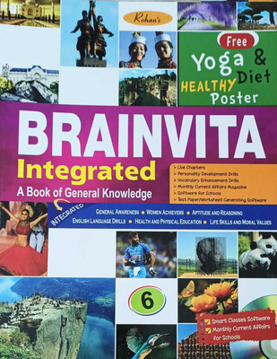 BRAINVITA INTEGRATED A BOOK OF GENERAL KNOWLEDGE CLASS 6(kolkata, ROHAN BOOK COMPANY PVT.LTD.)