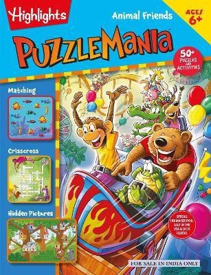 Puzzlemania Animal Friends: 50 Plus Puzzles and Activities/Matching, Crisscross, Hidden Pictures - Children Book (English)(English, Paperback, Highlights (Creator))