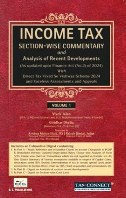 Book Corporation Income Tax Section Wise Commentary and Analysis of Recent Developments (Set of 3 Volume) By CA Vivek Jalan Edition 2025(Hardcover, CA Vivek Jalan)
