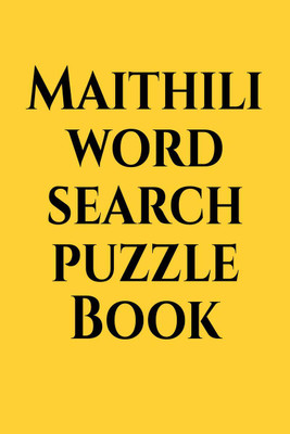 Maithili word search puzzle Book(English, Paperback, Gss)