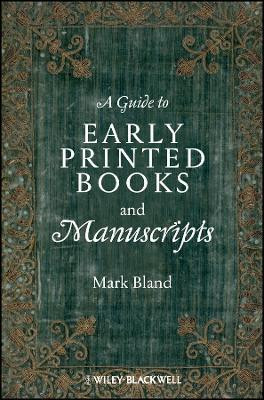 A Guide to Early Printed Books and Manuscripts(English, Hardcover, Bland Mark)